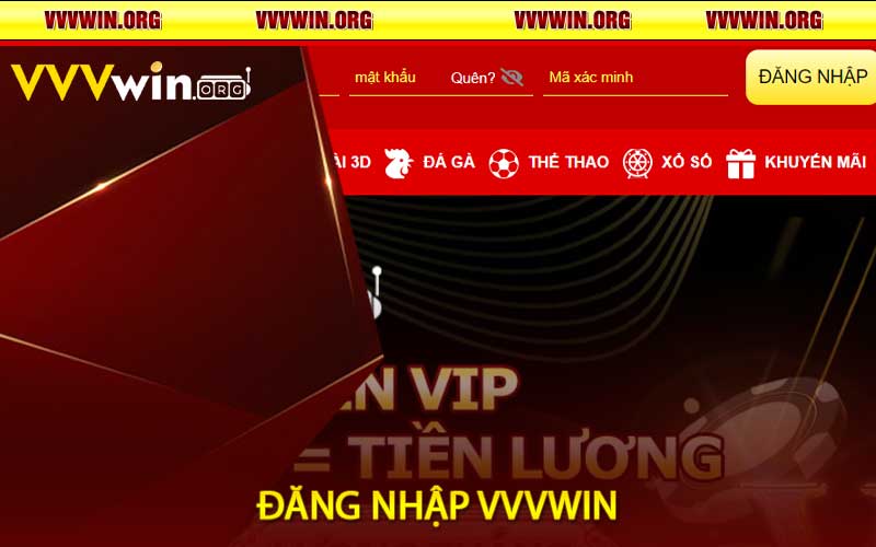 đăng nhập vvvwin